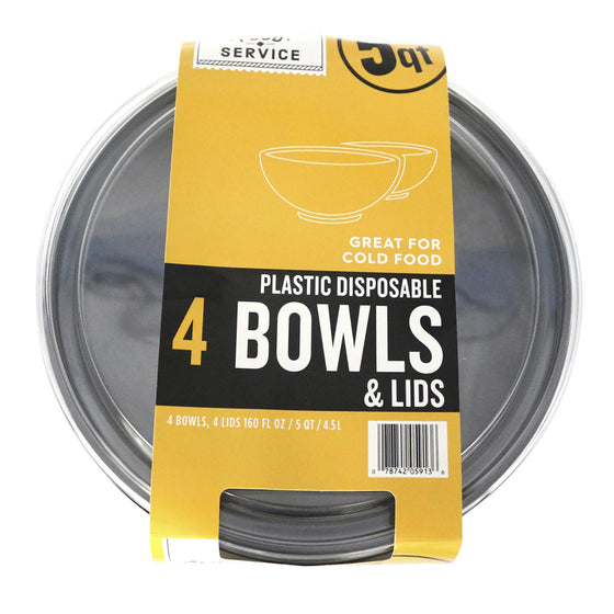 Member's Mark Plastic Bowls with Lids - 4 pc.