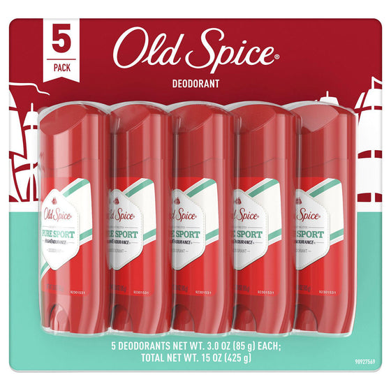Old Spice Pure Sport Deodorant (3.0 oz 5 pk.)