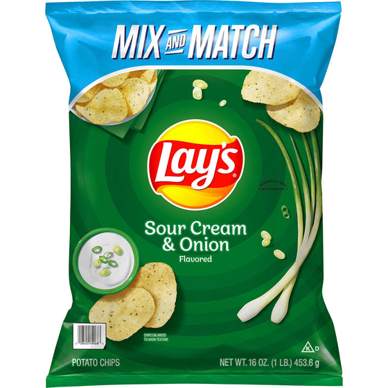 Lay's Sour Cream and Onion Potato Chips (16 oz.)
