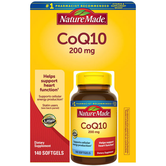 Nature Made CoQ10 200mg Softgels (140 ct.)