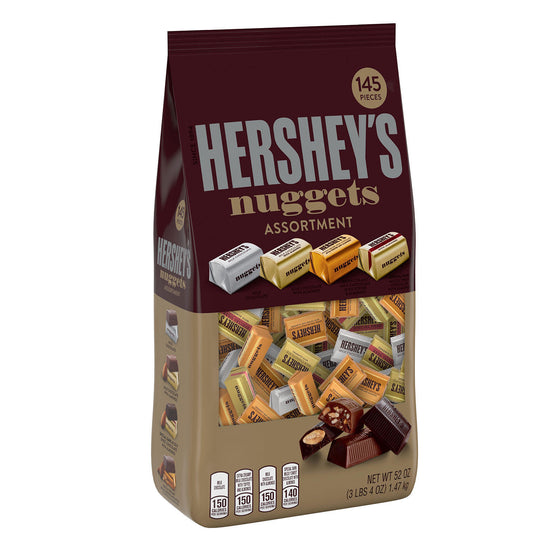 HERSHEY'S NUGGETS Assorted Chocolate Candy, Bulk Candy Bag (52 oz., 145 pc.)