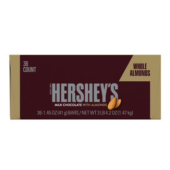Hershey's Milk Chocolate with Almonds Bars (1.45 oz., 36 ct.)