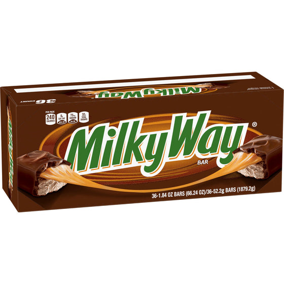 Milky Way Caramel Chocolate Full Size Candy Bars, Bulk Fundraiser (1.84 oz., 36 ct.)