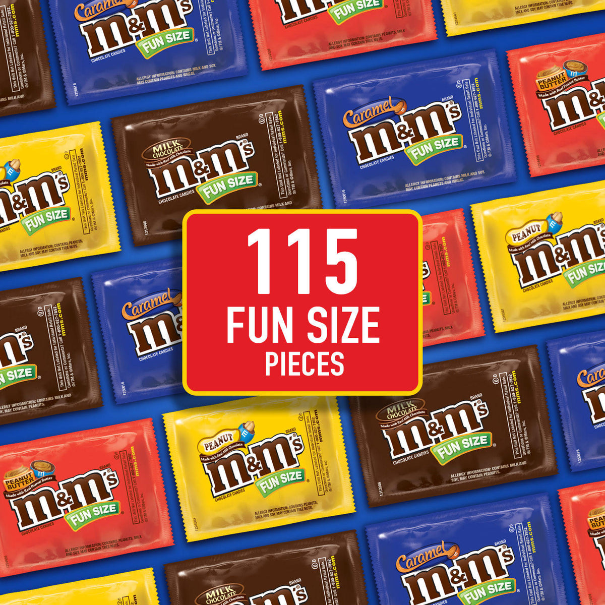 M&M's Lovers Fun Size Variety Mix, 50 ct - QFC