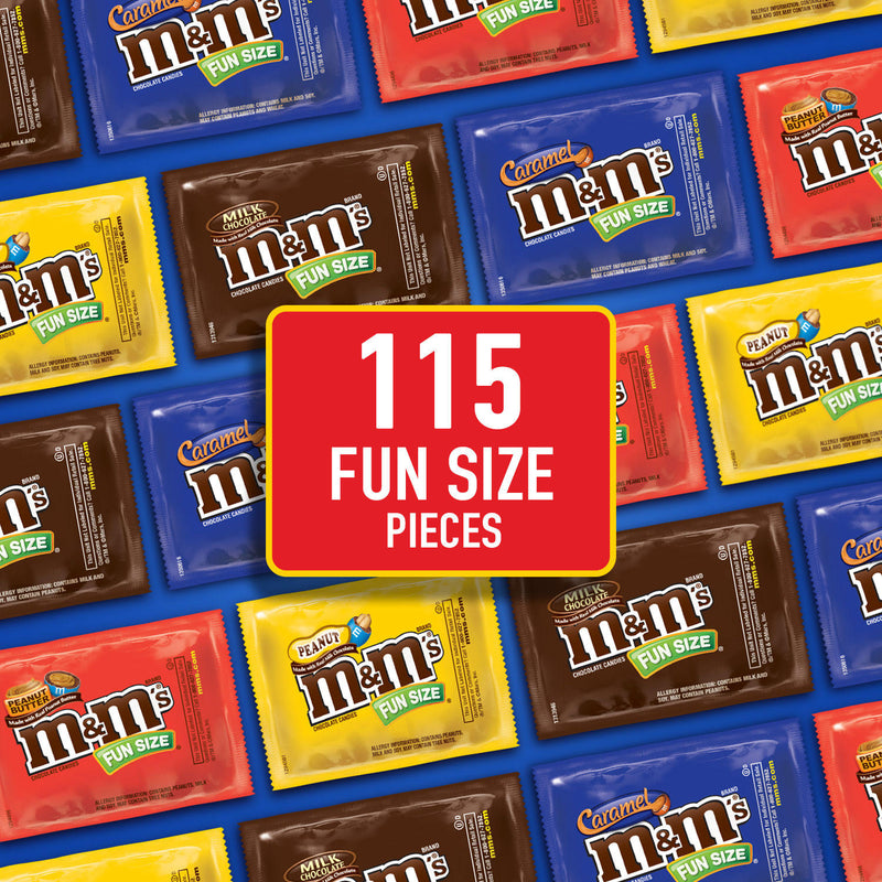 M&M's Fun Size Chocolate Candy Variety Mix (115 ct.)