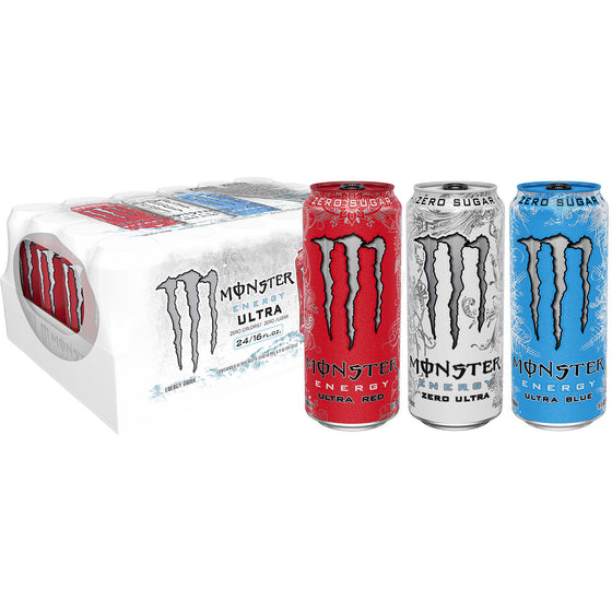 Monster Ultra Variety Pack (16 oz. cans, 24 pk.)