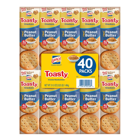 Lance Toasty Sandwich Crackers (1.29 oz., 40 ct.)