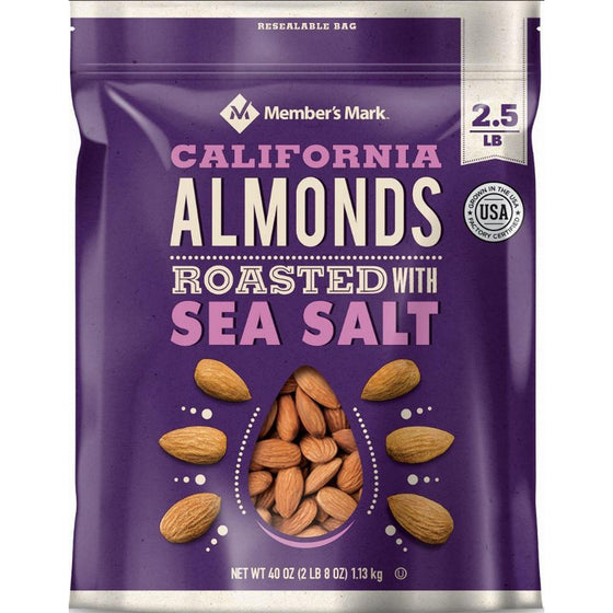 Roasted Almonds with Sea Salt (40 oz.)