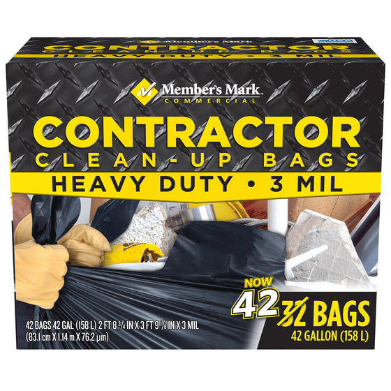 Contractor Clean-Up Trash Bags (42 gal., 42 ct.)
