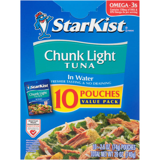 StarKist Chunk Light Tuna in Water (2.6 oz., 10 pk.)