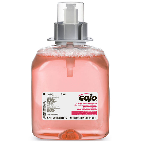 GOJO Luxury Foam Hand Soap Refill for GOJO FMX-12 Push-Style Dispenser, Cranberry Scent (1250 mL, 1 ct.)