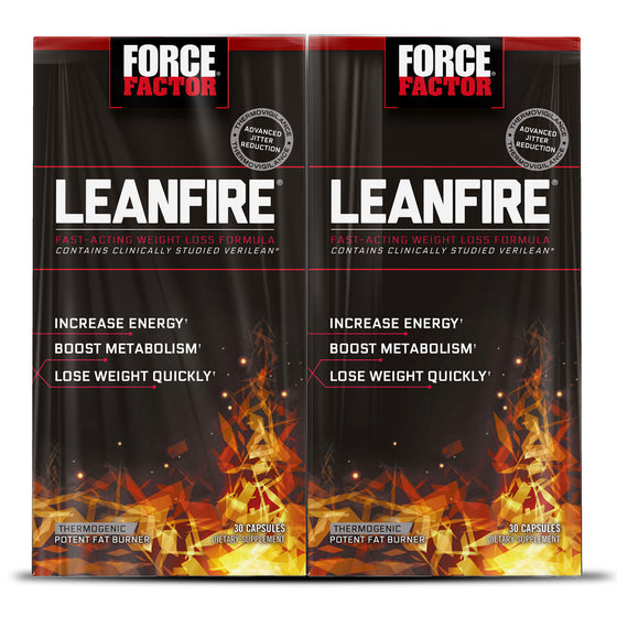 Force Factor LeanFire Thermogenic Fat Burner (30 ct., 2 pk.)