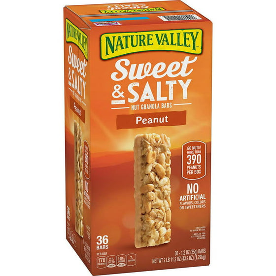Nature Valley Sweet and Salty Nut Peanut Granola Bars (36 ct.)
