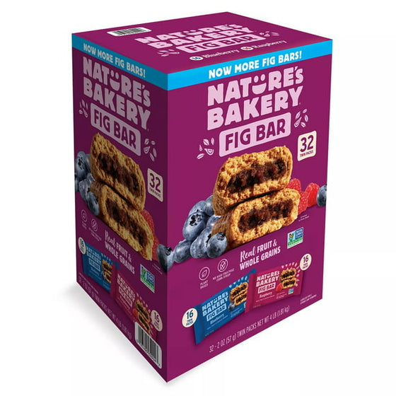 Blueberry and Raspberry Variety Fig Bars (2 oz., 32 ct.)