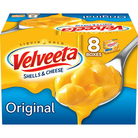 Velveeta Shells and Cheese Original Mac and Cheese Meal (12 oz., 8 pk.)