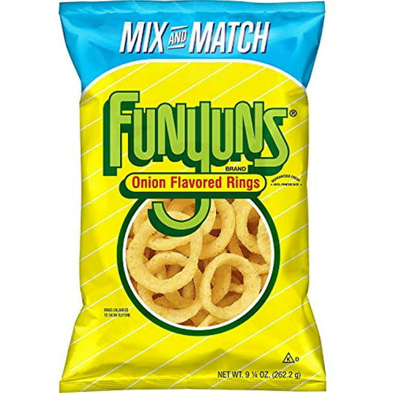 Funyuns Onion Flavored Rings, Party Size 9.25 oz | Pack of 3