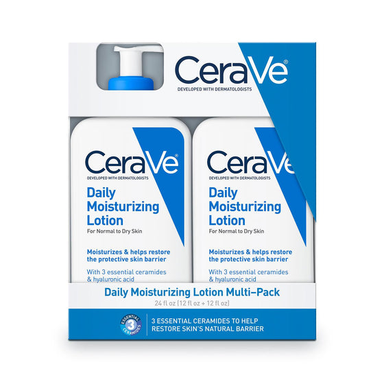 CeraVe Daily Moisturizing Lotion, Normal to Dry Skin (12 fl. oz., 2 pk.)