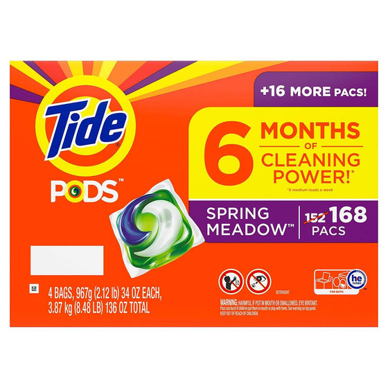 Tide PODS Liquid Laundry Detergent (168 Ct.)