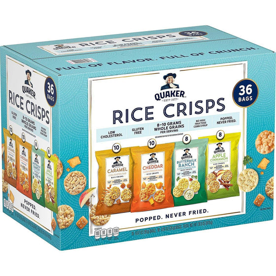 Quaker Rice Crisps (36pk)