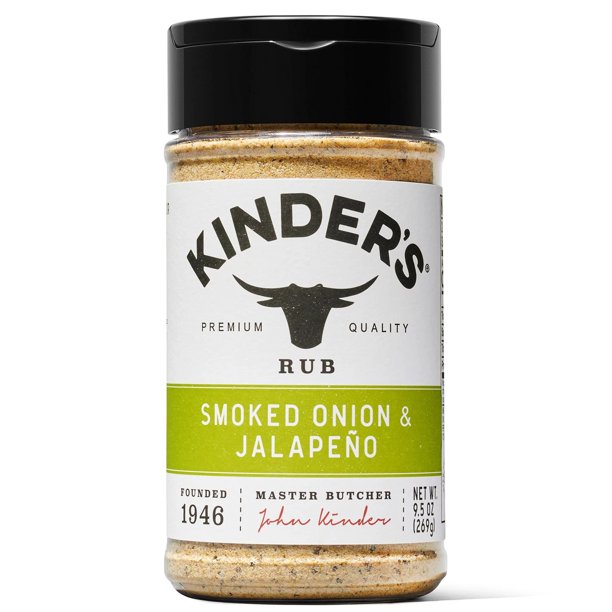 Kinder's Smoked Onion and Jalapeno Rub (9.5 oz.) 3pk