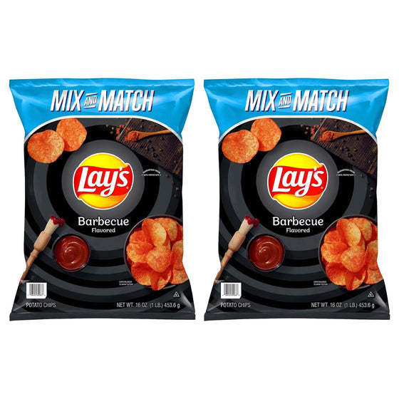 Lay's Barbeque Potato Chips (16 oz.) pack of 2