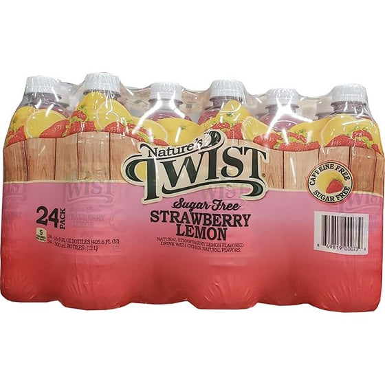 Nature's Twist Sugar-Free Strawberry Lemon (16.9 fl. oz., 24 pk.)