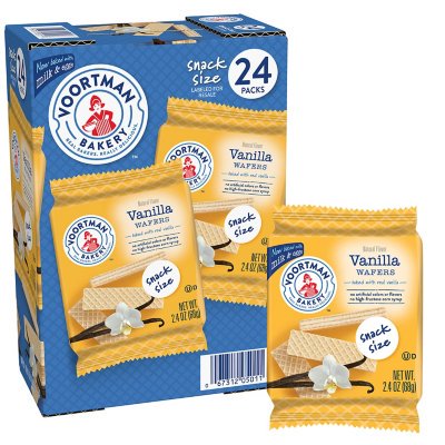 "Voortman Vanilla Wafers Snack Size (57.6 oz., 24 pk.) "