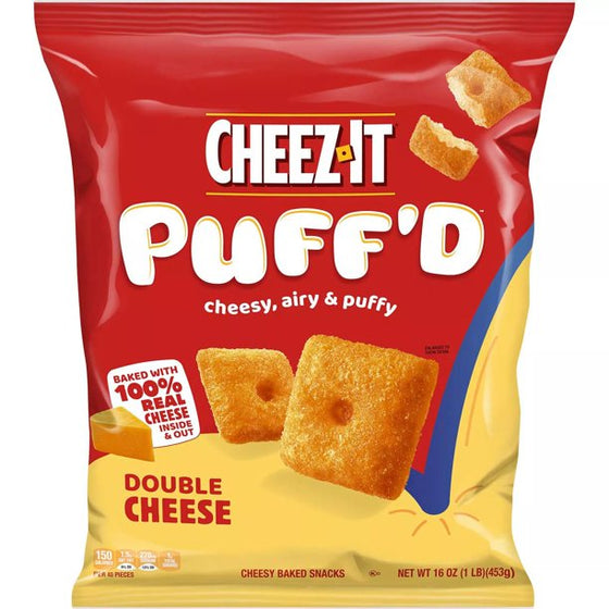 Cheez-It Crackers Puff'd Double Cheese (16 oz.)