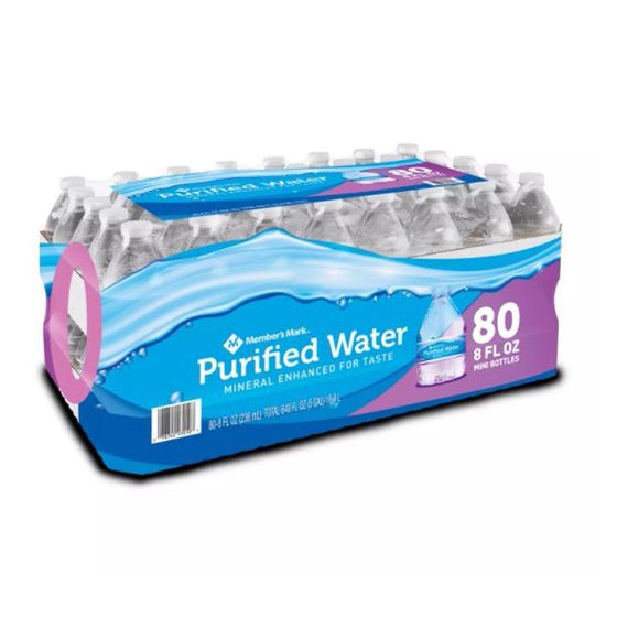 Member's Mark Purified Bottled Water (8 fl. oz., 80 pk.)