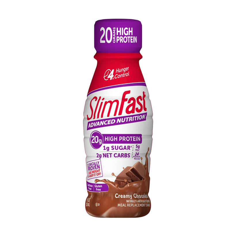 SlimFast Advanced Creamy Chocolate High Protein Ready to Drink Meal Replacement Shakes (11 fl. oz., 15 pk.)