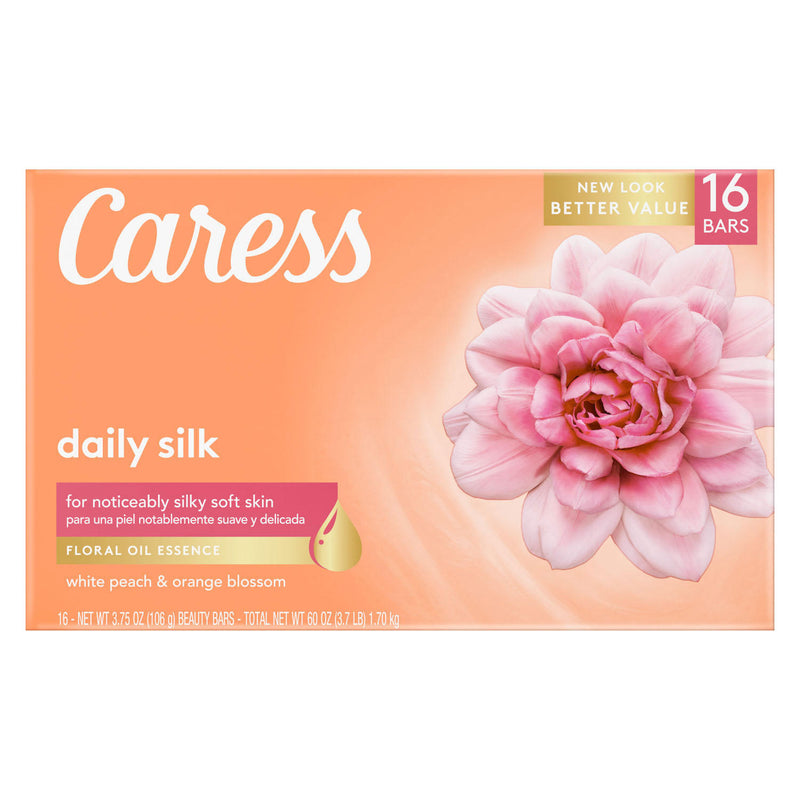 Caress Silkening Beauty Bar, Daily Silk (3.75 oz., 16 ct.)