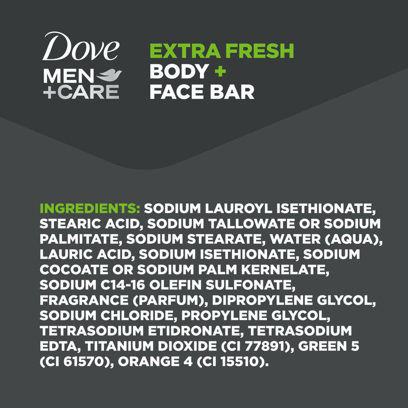 Dove Men+Care Body and Face Bar Extra Fresh (3.75 oz., 14 ct.)