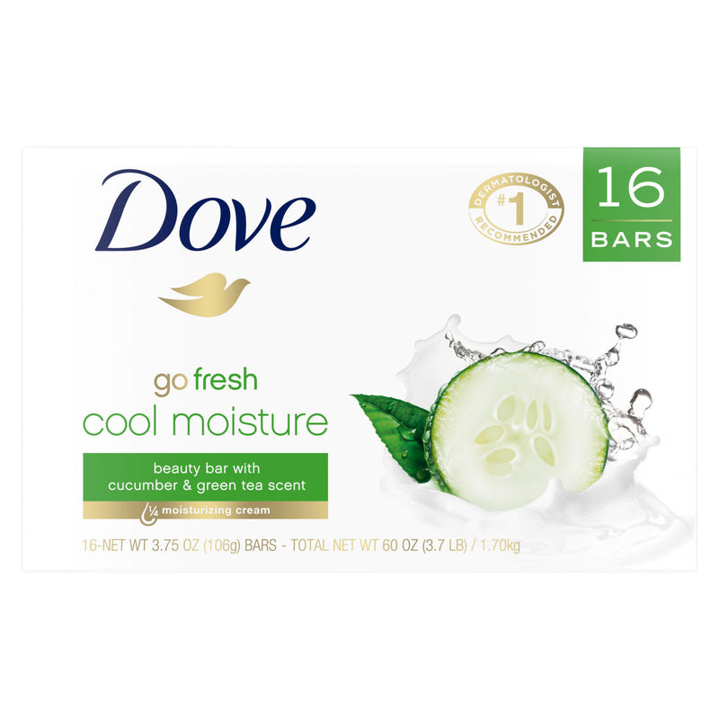 Dove go fresh Beauty Bar soap, 16 Bars