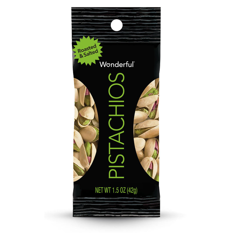 Wonderful Pistachios, Roasted and Salted (1.5 oz., 24 ct.)