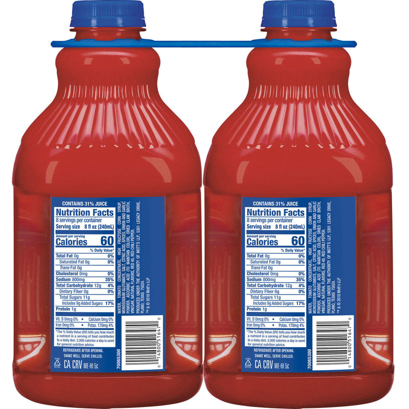 Clamato Tomato Cocktail (64 fl. oz., 2 pk.)