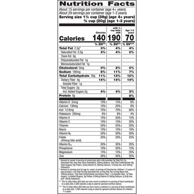 Cheerios Gluten-Free Cold Cereal (20.35 oz., 2 pk.)