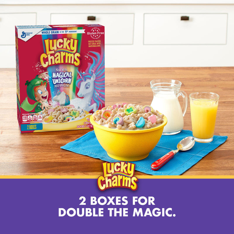 Lucky Charms Unicorn Marshmallow Cereal (23 oz., 2 pk.)