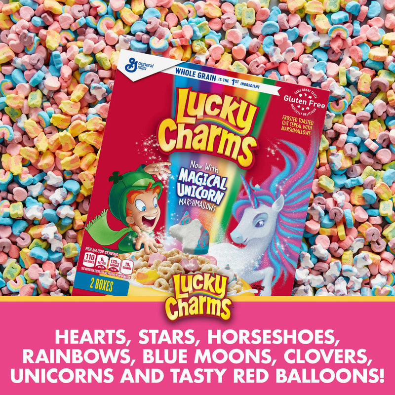 Lucky Charms Unicorn Marshmallow Cereal (23 oz., 2 pk.)