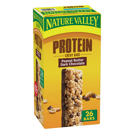 Nature Valley Peanut Butter Dark Chocolate Protein Chewy Bars (30 ct.)