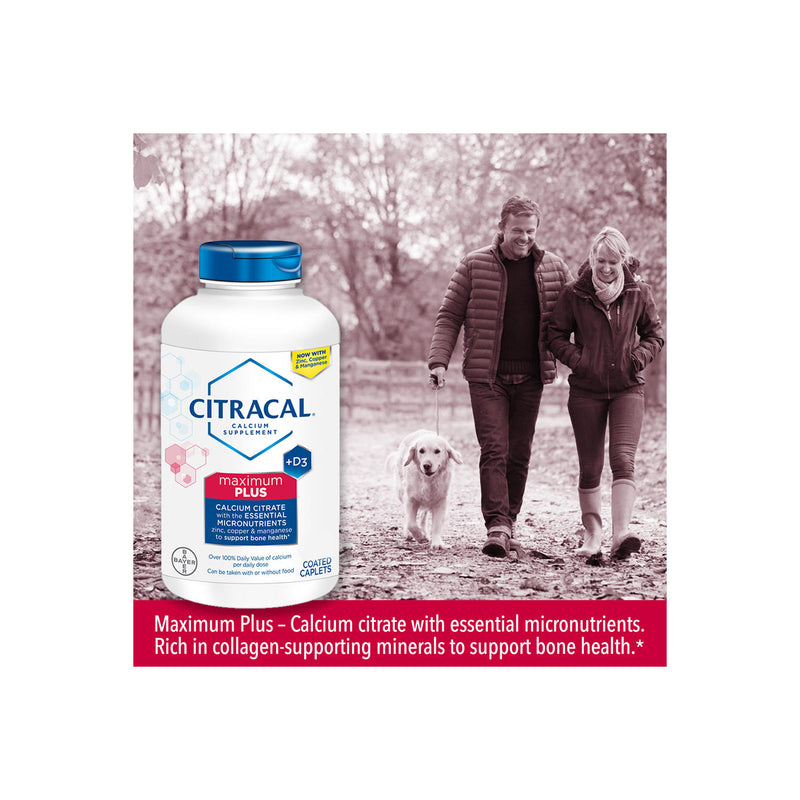 Citracal Calcium Citrate Caplets + D3 (280 ct.)