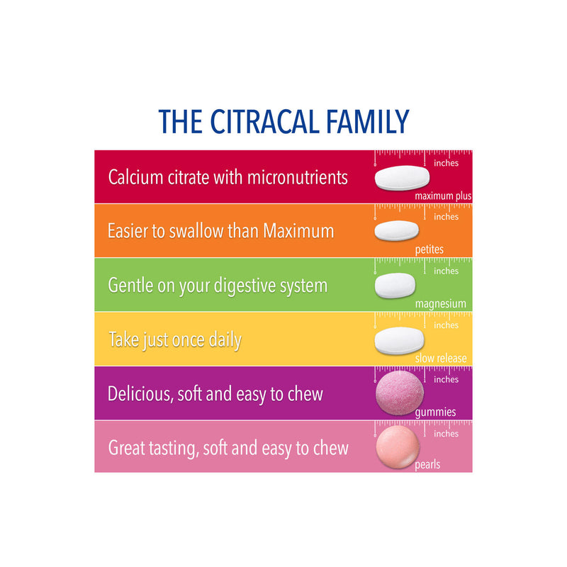 Citracal Calcium Citrate Caplets + D3 (280 ct.)