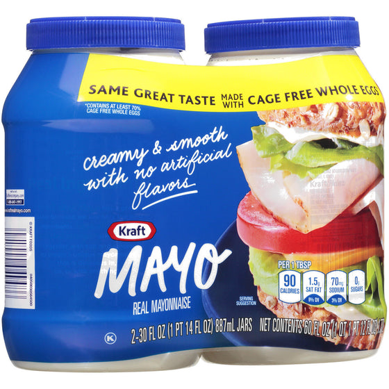 Kraft Mayo Real Mayonnaise (2 pk)