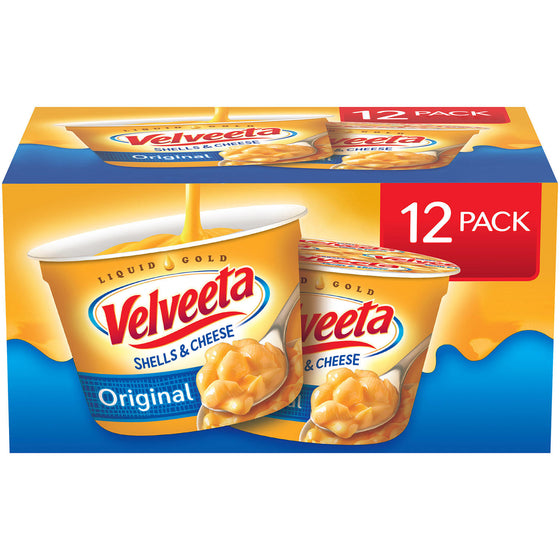 Velveeta Shells and Cheese Cups Original Flavor (12 ct.)