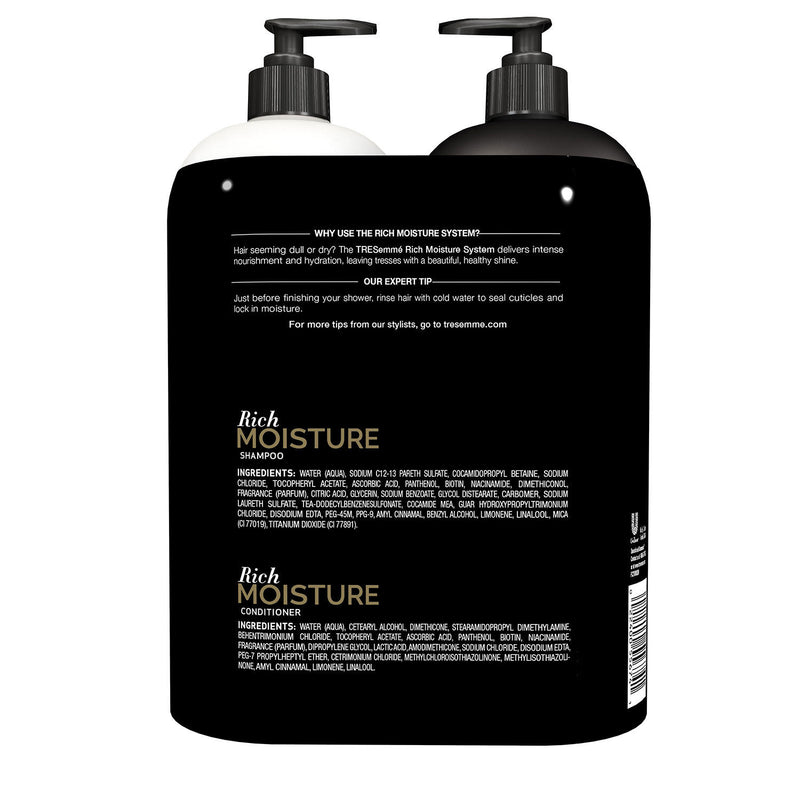 TRESemme Moisture Rich Shampoo & Conditioner Value Pack