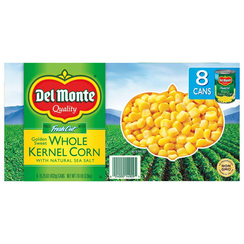 Del Monte Golden Sweet Whole Kernel Corn (15.25 oz., 8 pk.)