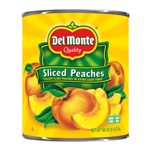 Del Monte Lite Sliced Peaches (105 oz.)