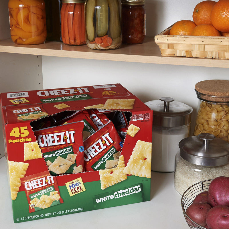 Cheez-It White Cheddar Snack Packs (1.5 oz., 45 pk.)