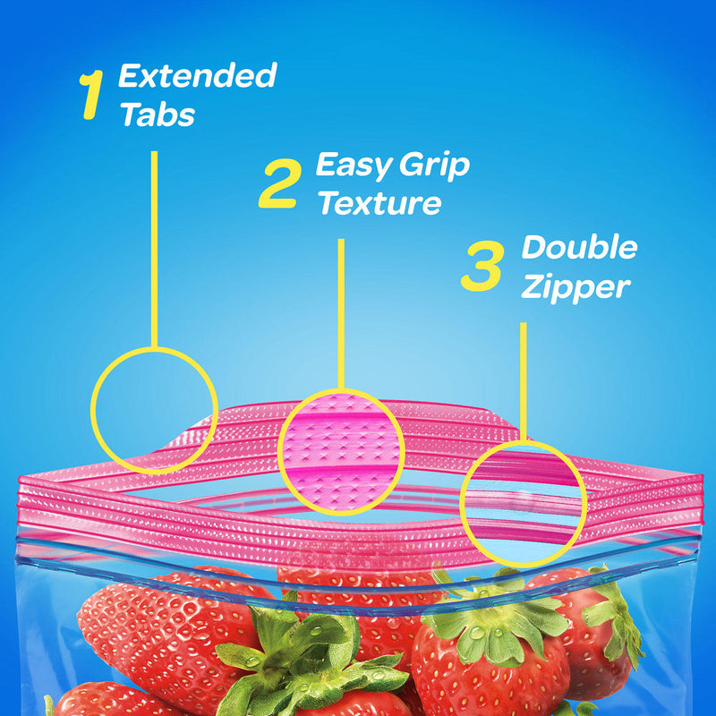 Ziploc Storage Quart Bags with Grip 'n Seal Technology (216 ct.)