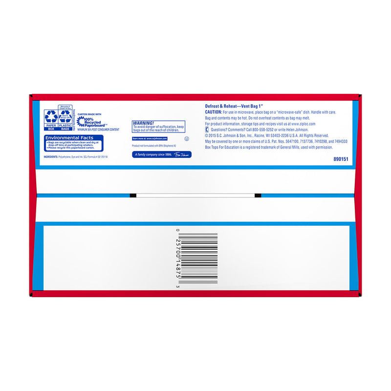 Ziploc Easy Open Tabs Storage Gallon Bags (208 ct.)