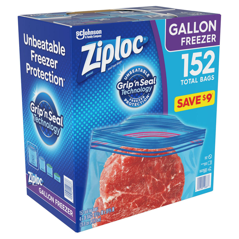 Ziploc Easy Open Tabs Freezer Gallon Bags (152 ct.)